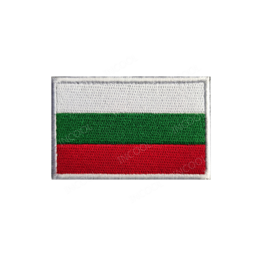 Embroidery Uk - Patchs brodés drapeau de la bulgare,