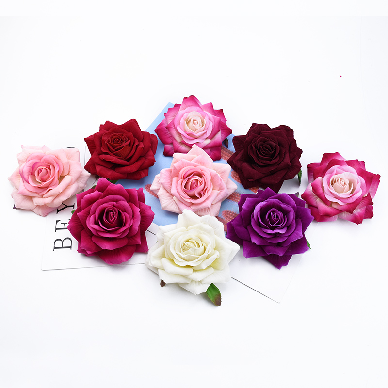 Embroidery House - 30/50 pièces fleurs artificielles décoration de