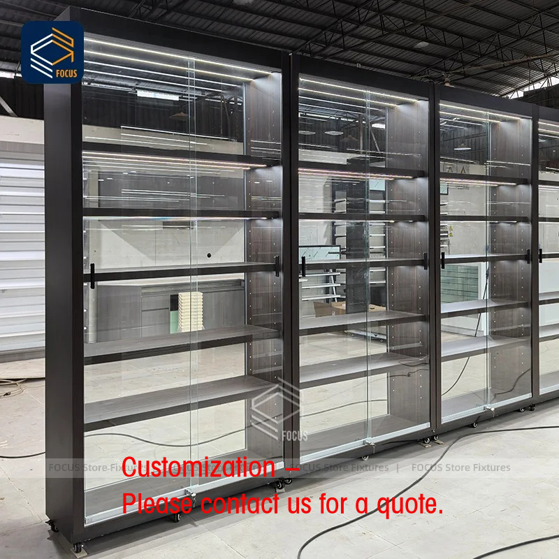 Frame Display Wood - Vitrine de présentation sur mesure avec