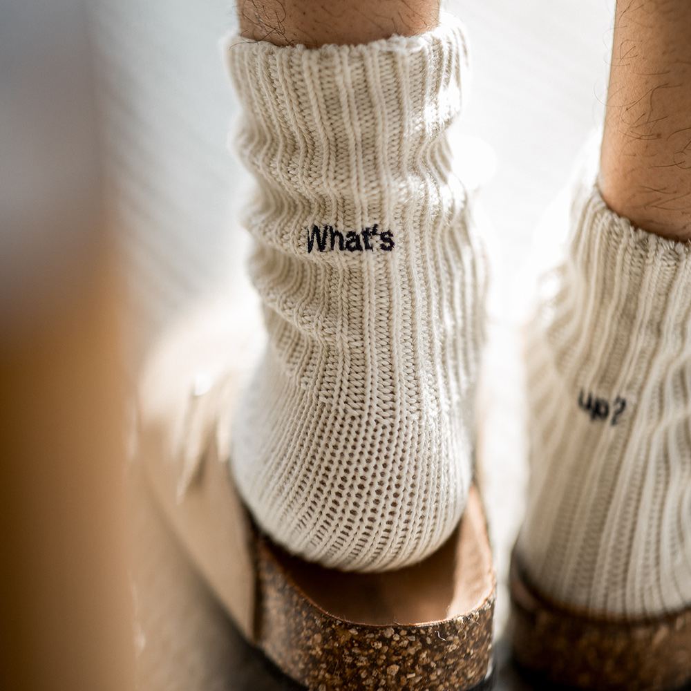 Embroidery On Socks - Maden 3 Pack paires Vintage point