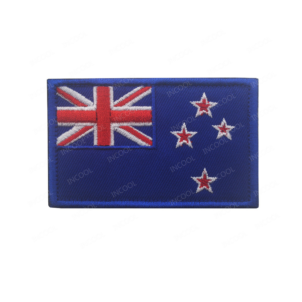 Embroidery Uk - Patchs de drapeau brodés, fougère argentée