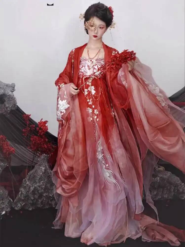 Embroidery Cotton - Hanfu – robe Hezi luxueuse brodée