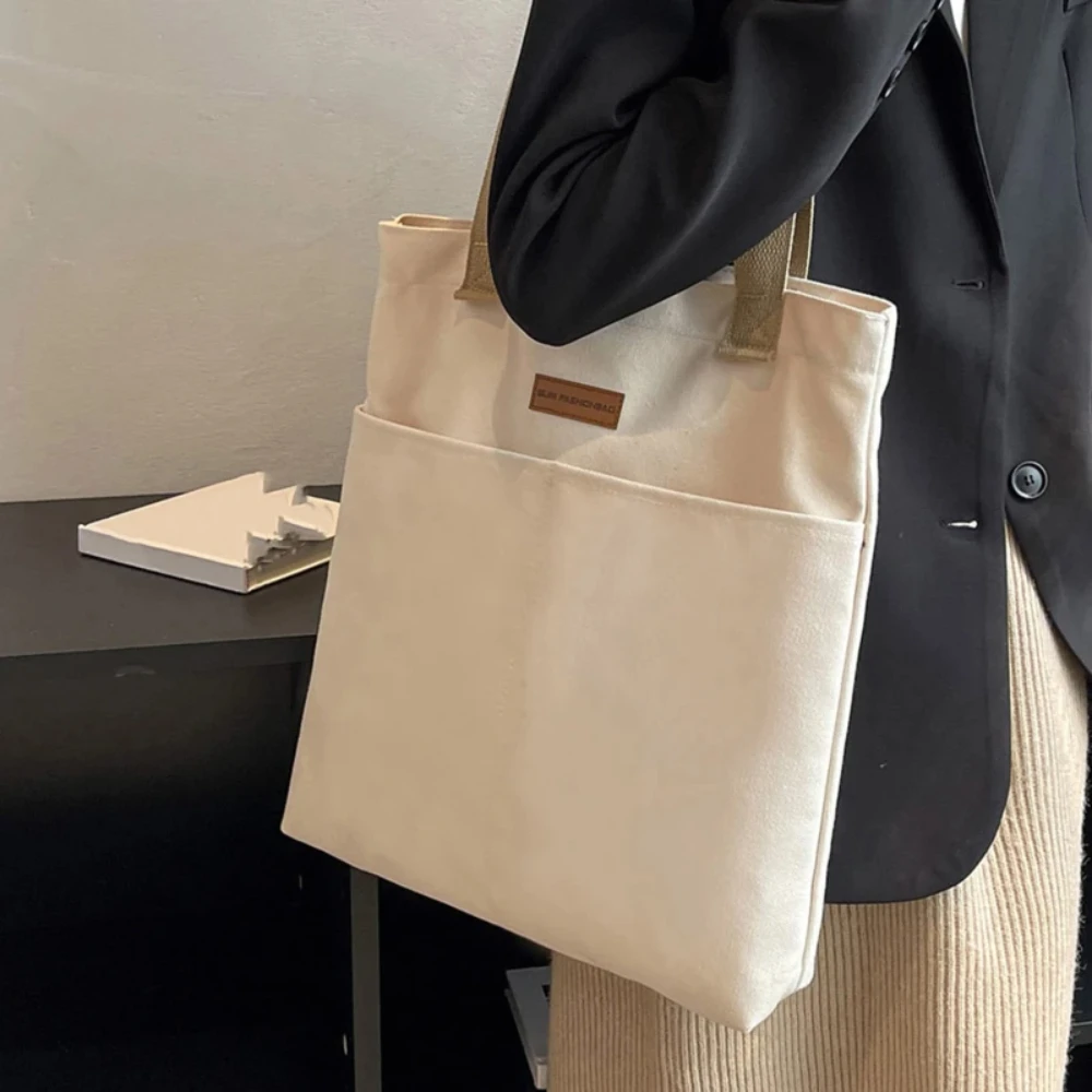 Embroidery Yarns - Sac fourre-tout en toile pour femme,