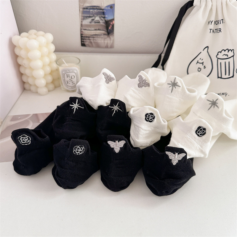6 paires de chaussettes de mar - Embroidery On Socks avis et prix