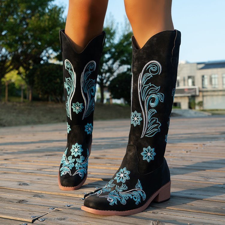 Bottes de chevalier rétro pour - Embroidery Designer avis et prix