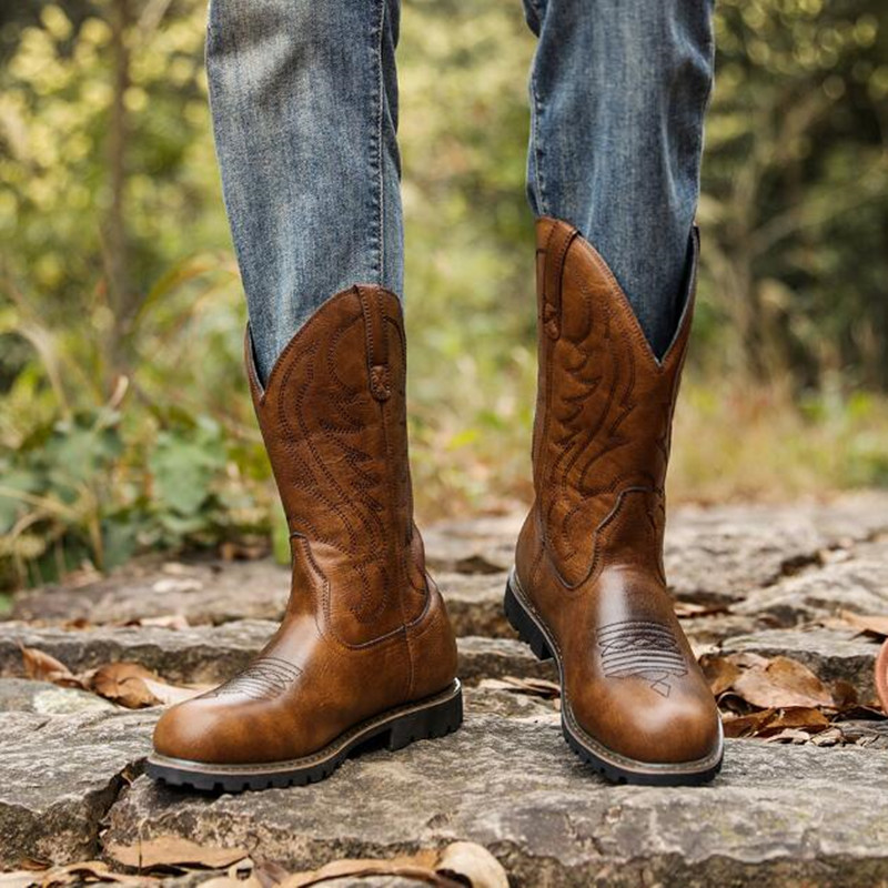 Bottes de cowboy à enfiler pou - Embroidery Designer avis et prix