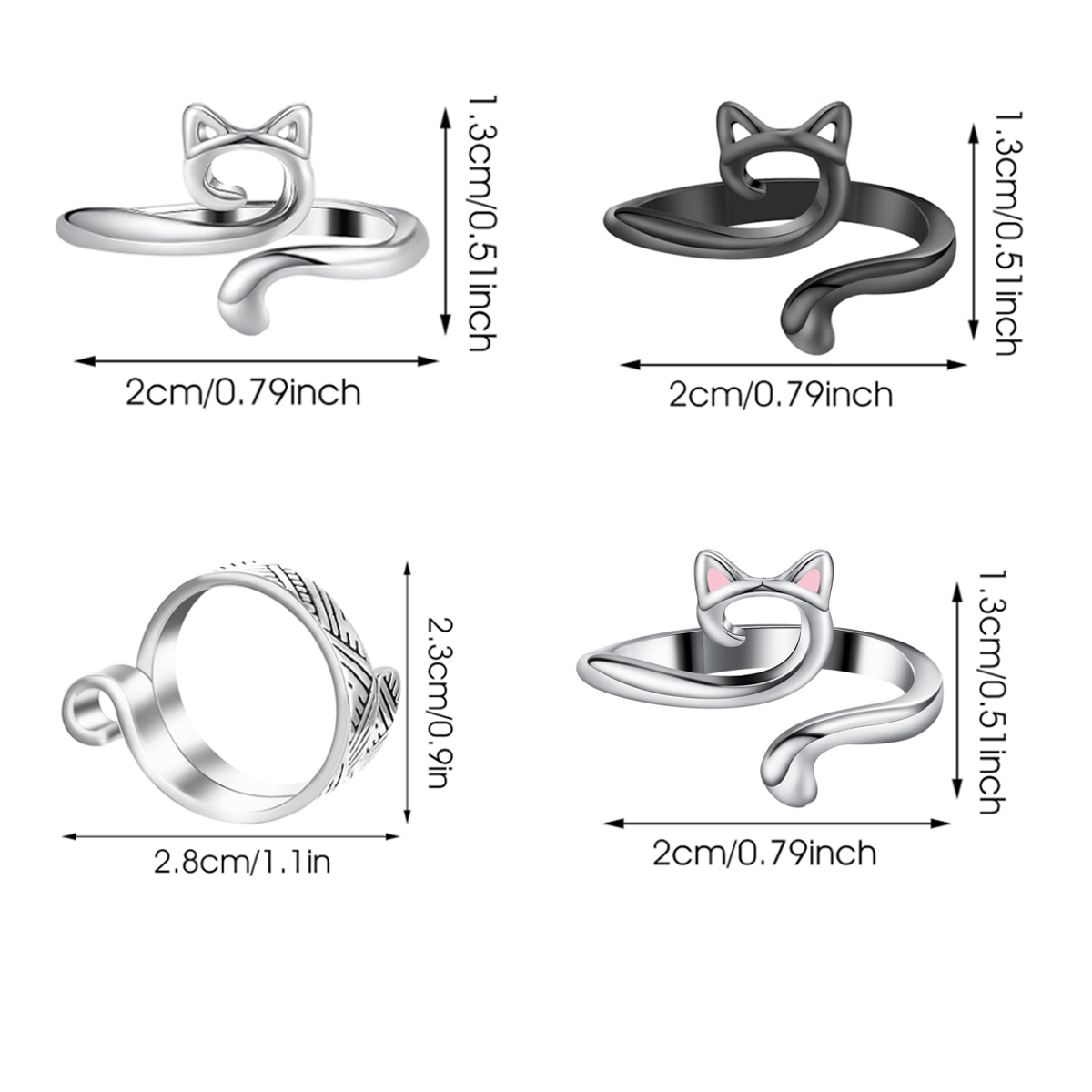 Anneau de boucle de Crochet ré - Stitch Marker Ring avis et prix