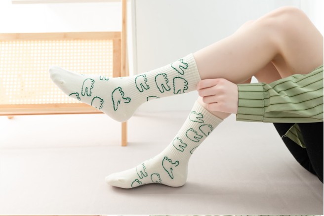 Chaussettes décontractées pour - Embroidery On Socks avis et prix