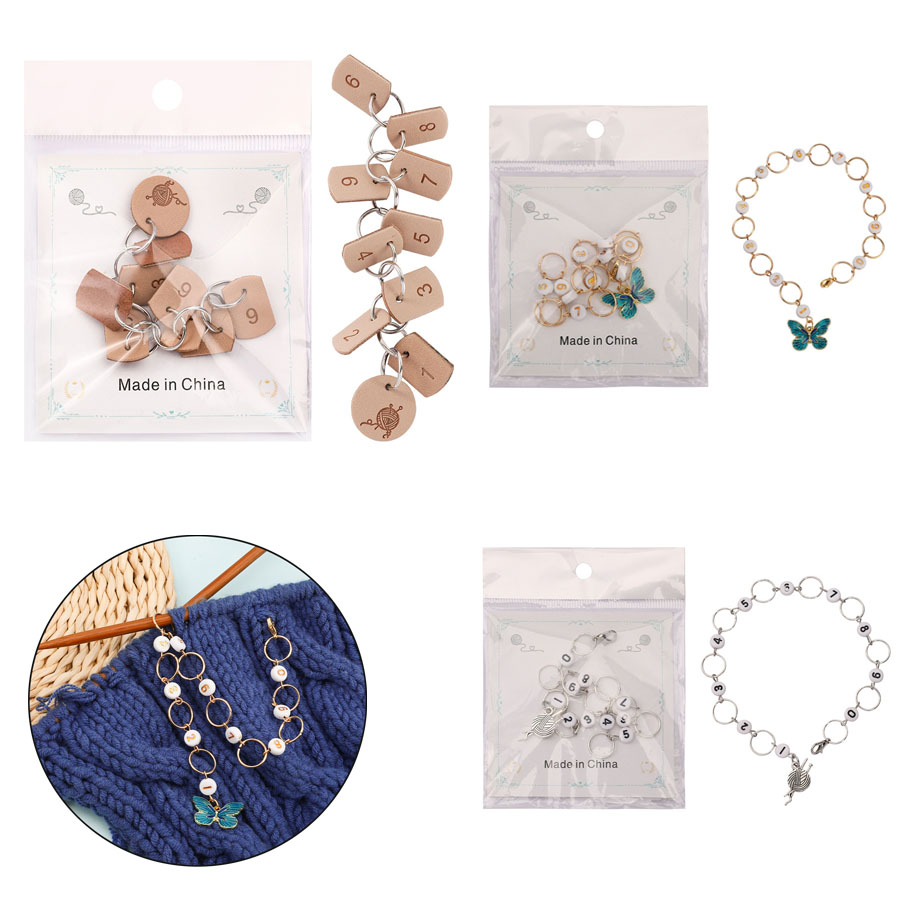 Marqueur de tricot papillon au - Stitch Marker Ring avis et prix