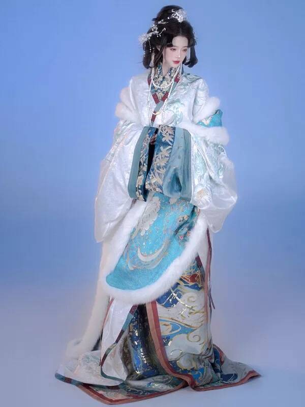 Nouvelle Robe Hanfu Femme Zhan - Embroidery Cotton avis et prix
