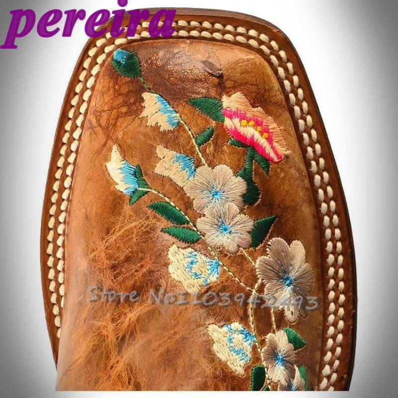 Bottes à fleurs brodées Rose G - Embroidery Garden avis et prix