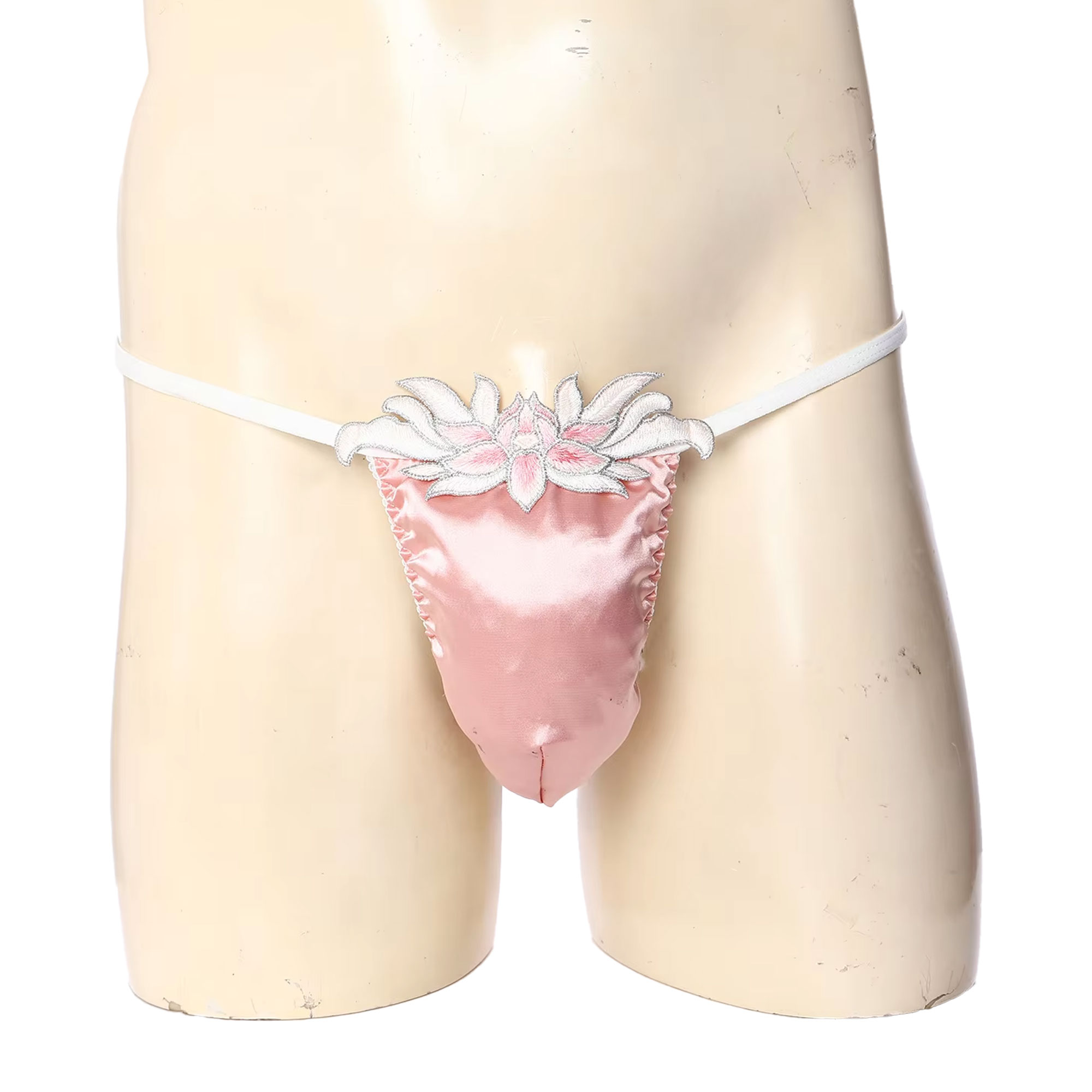 Sissy T-back Thongs Underwear  - Embroidery Underwear avis et prix