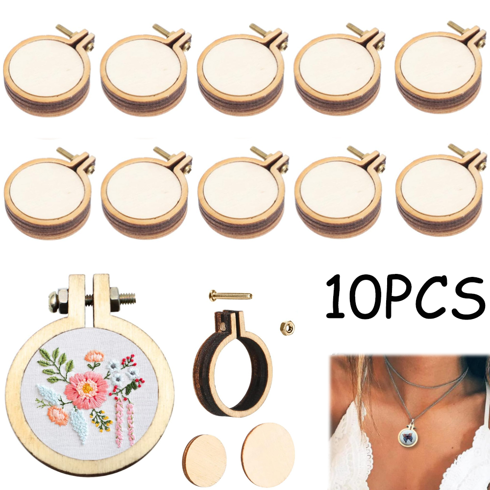 Mini cerceau de broderie en bo - Stitch Marker Ring avis et prix