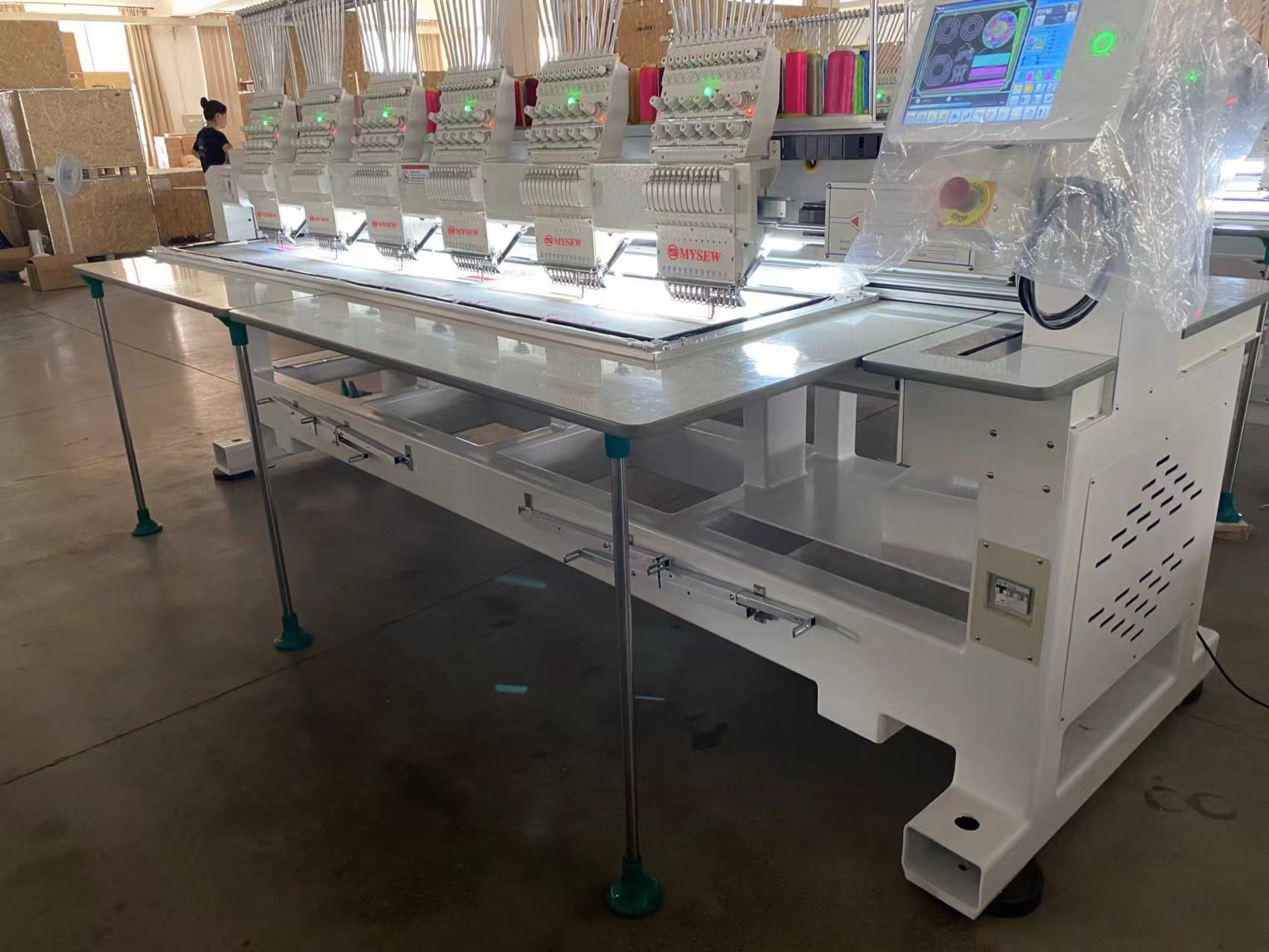 Machine à broder industrielle  - Embroidery Machine Computerized avis et prix