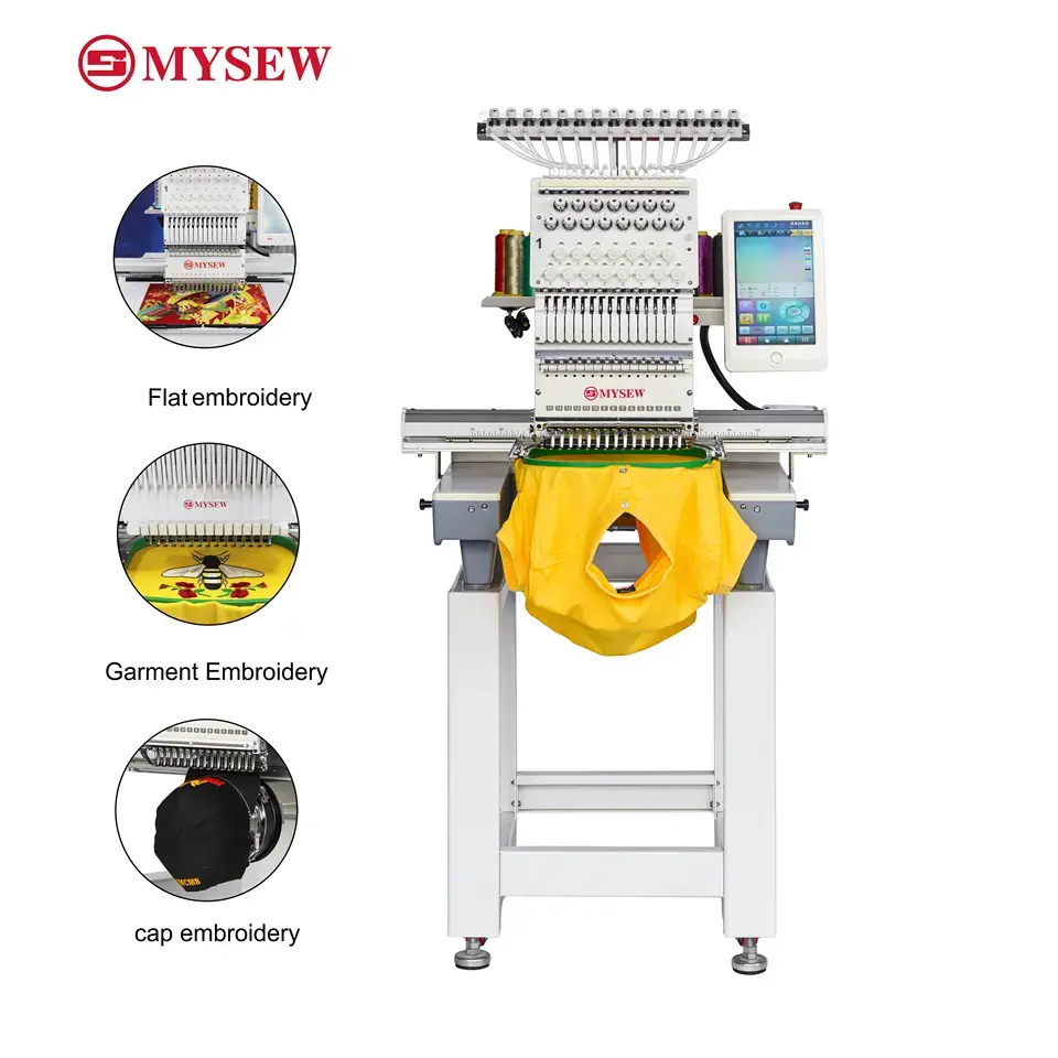 Machine à broder industrielle  - Embroidery Machine Computerized avis et prix