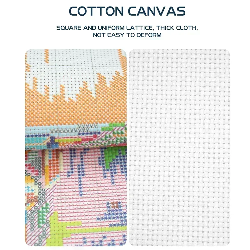 Kit de points de croix à motif - Embroidery X Pattern avis et prix