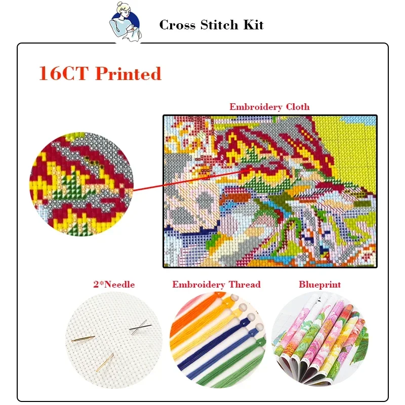 Kit de Broderie Point de Croix - Embroidery X Pattern avis et prix