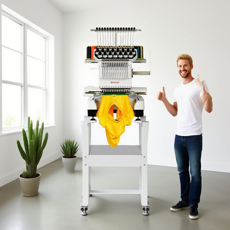 Machine à broder industrielle  - Embroidery Machine Computerized avis et prix