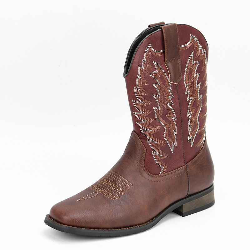 Bottes de luxe pour hommes, br - Embroidery Designer avis et prix