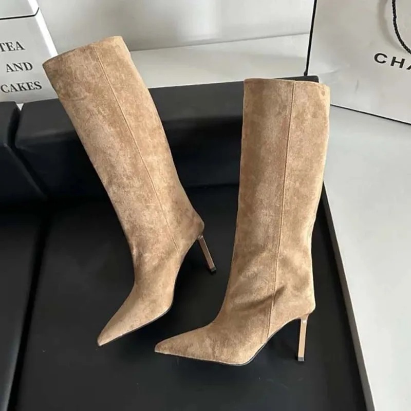 Femmes de luxe bottes longues  - Embroidery Designer avis et prix