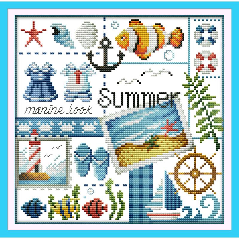 Kit de broderie au point de cr - Embroidery X Pattern avis et prix