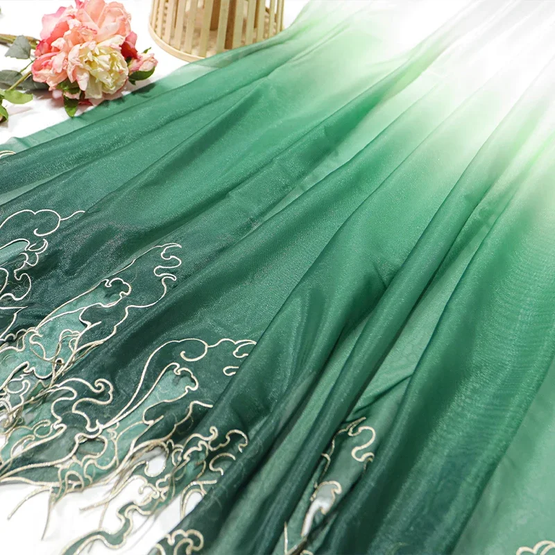 Tissu à dégradé de feuilles de - Embroidery Designer avis et prix