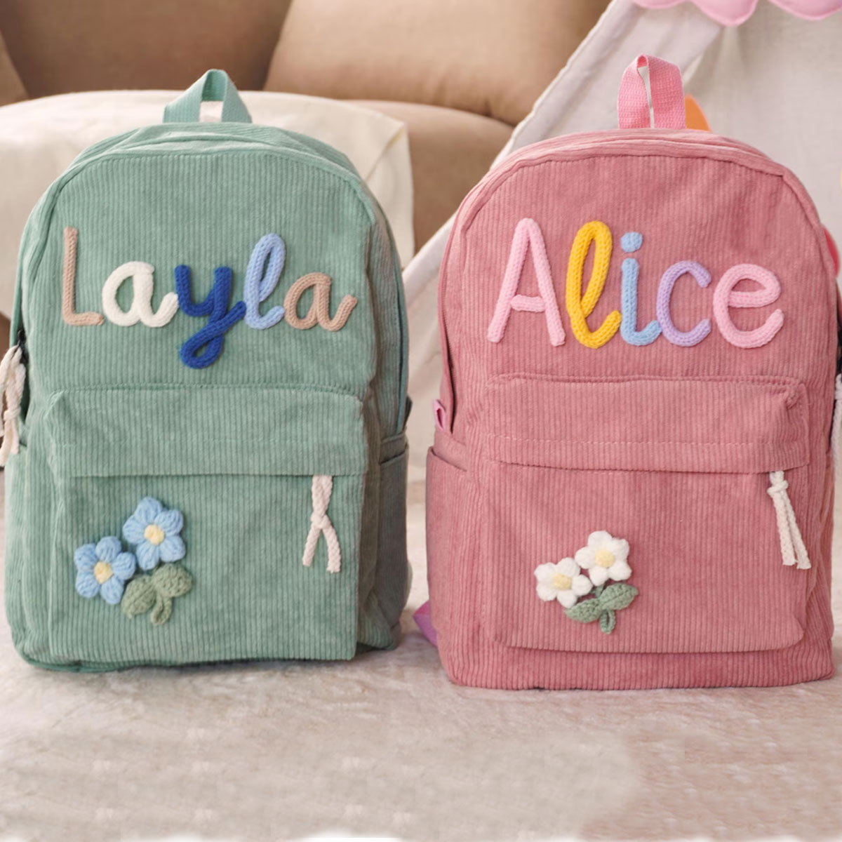 Sac à dos unisexe personnalisé - Embroidery Initials Designs avis et prix