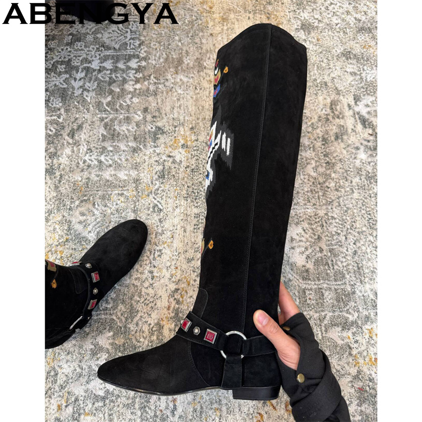 ABENGYA 2026 hiver nouvelles b - Embroidery Print avis et prix