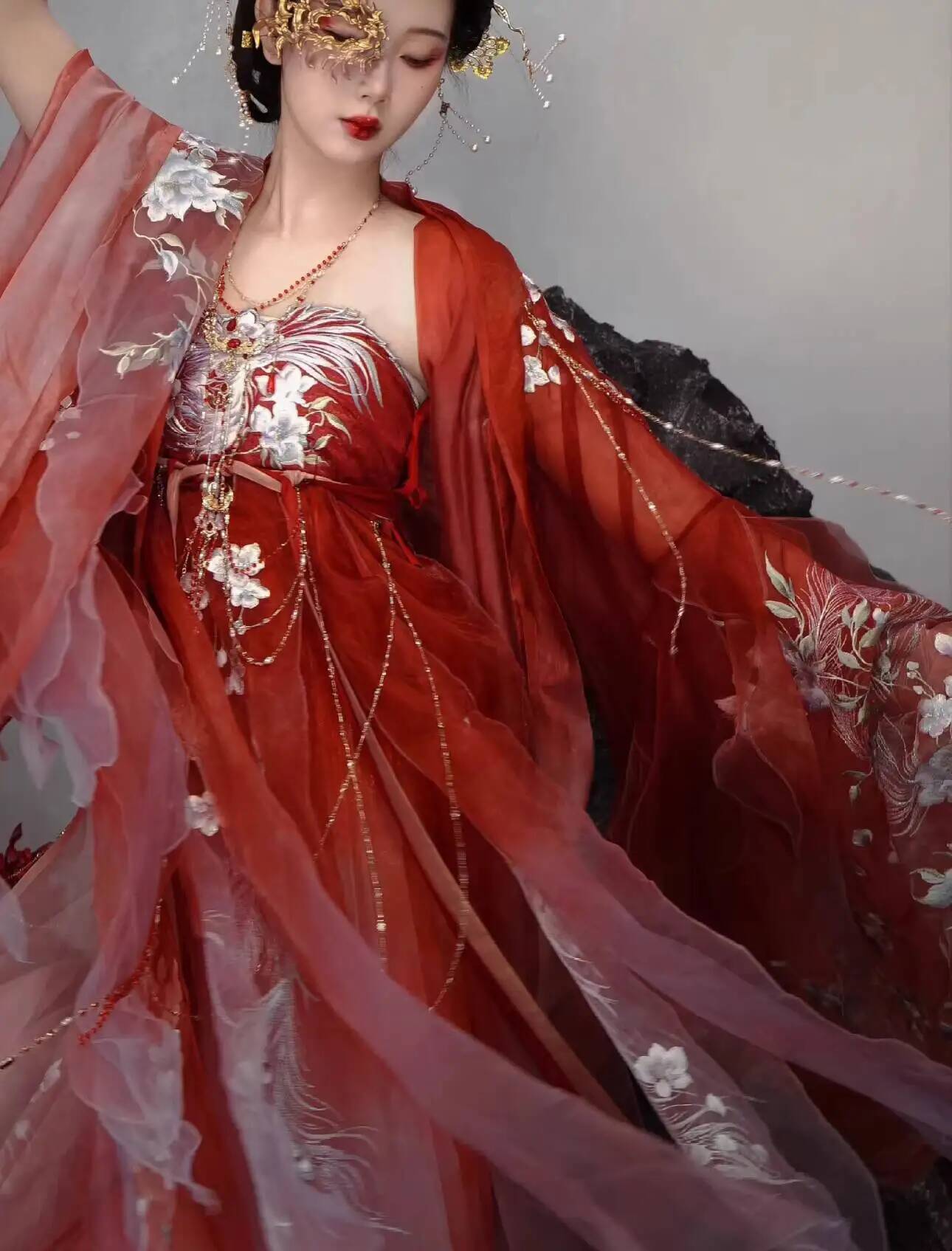 Hanfu – robe Hezi luxueuse bro - Embroidery Cotton avis et prix