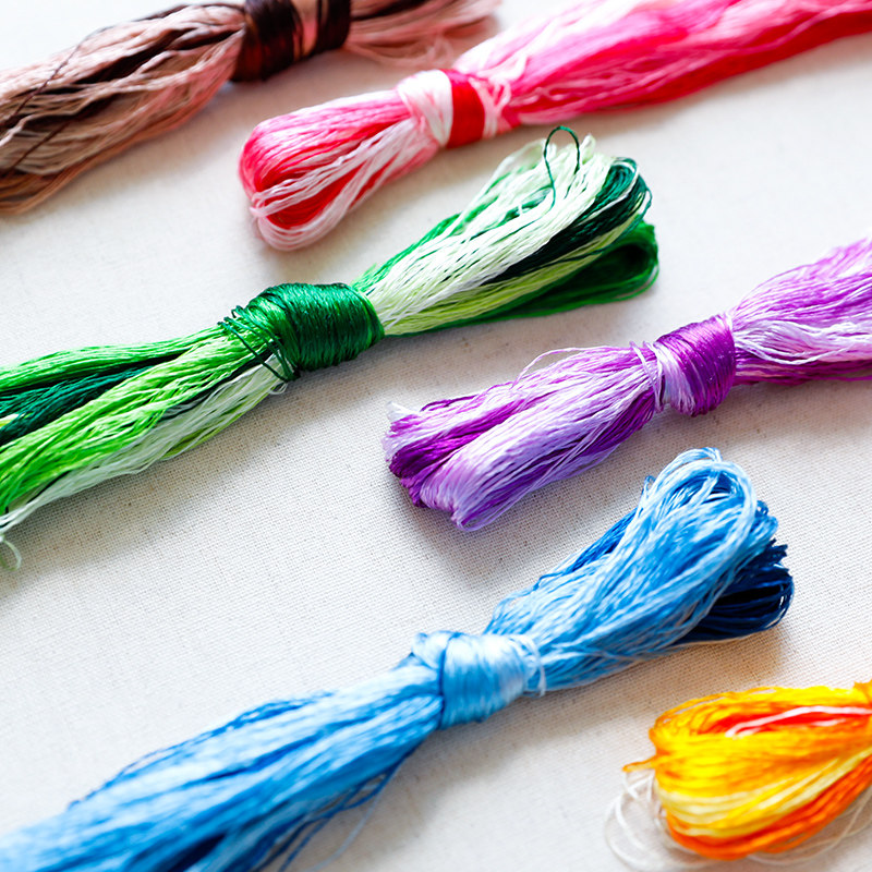 Fil de soie pour broderie de S - Embroidery Yarns avis et prix
