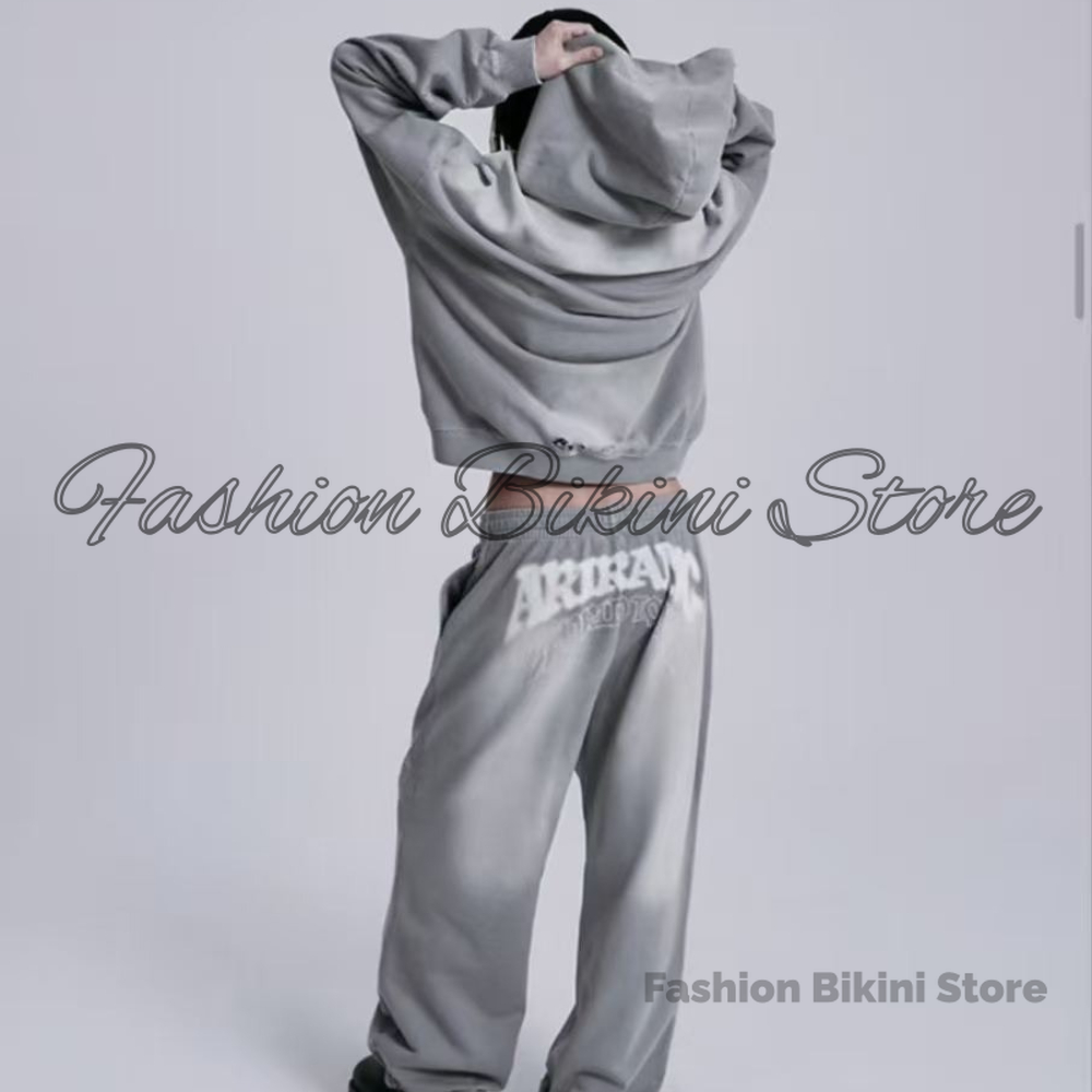 NOUVEAU Sweat à capuche gris d - Embroidery Cotton avis et prix