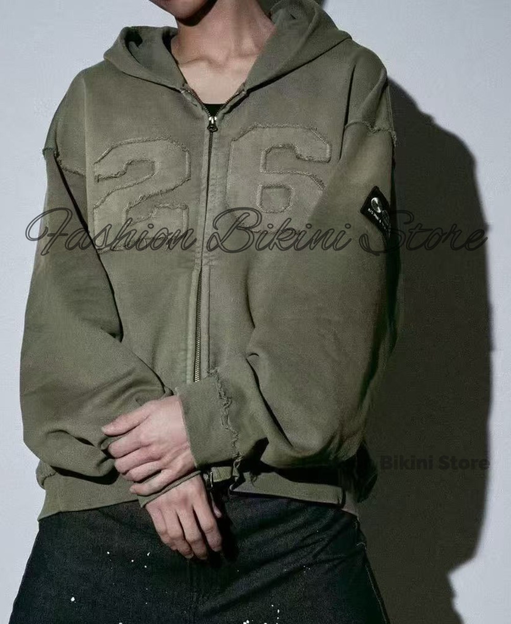 NOUVEAU Sweat à capuche gris d - Embroidery Cotton avis et prix
