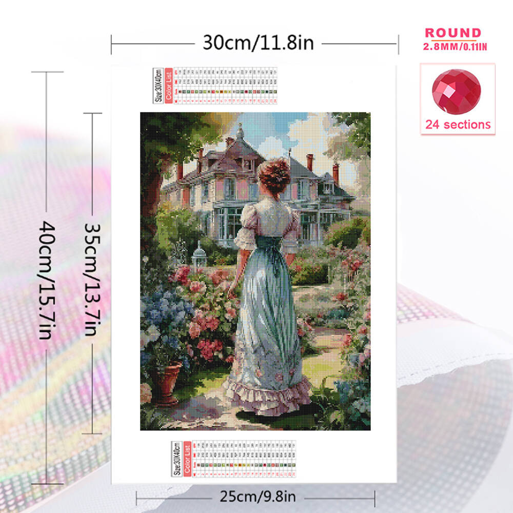 Closhine-Peinture Diamant en F - Embroidery Garden avis et prix