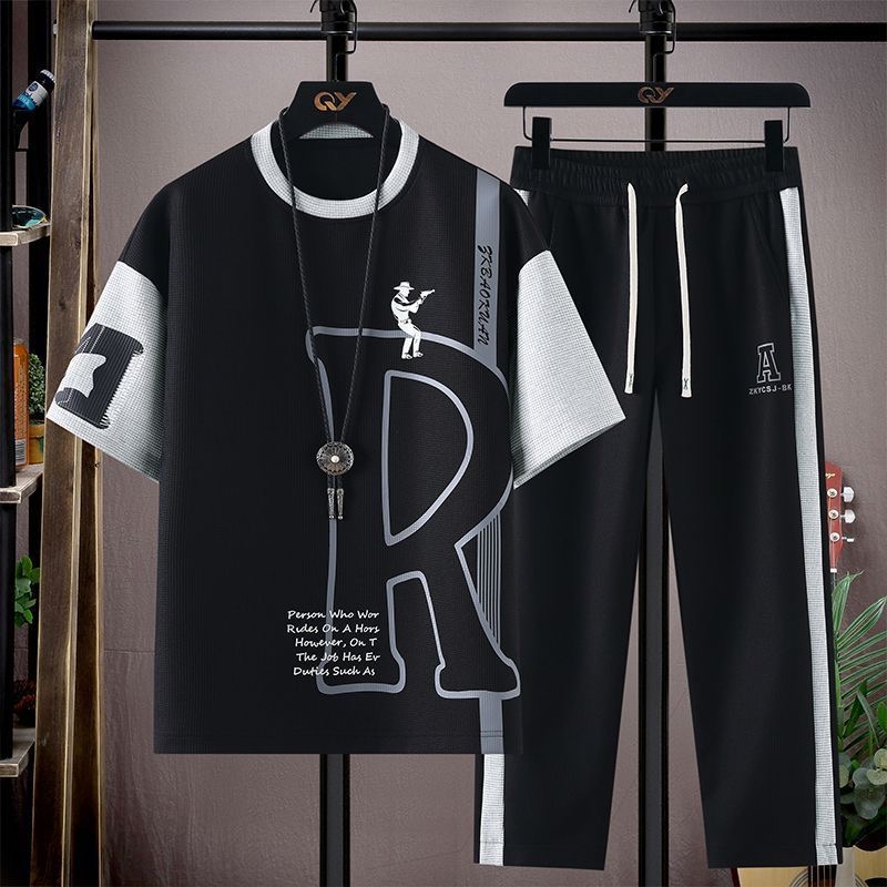 Ensemble sportif tendance d'ét - Embroidery Print avis et prix