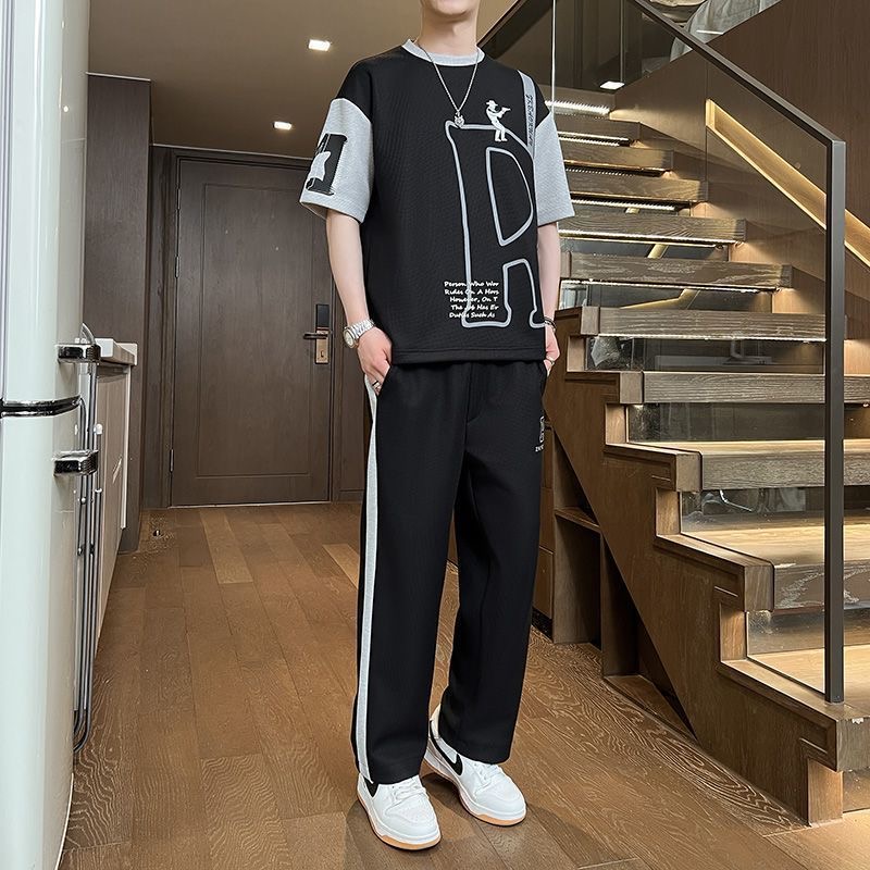 Ensemble sportif tendance d'ét - Embroidery Print avis et prix