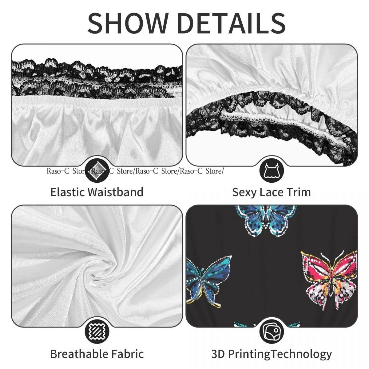 Culottes drôles pour grand-mèr - Embroidery Underwear avis et prix