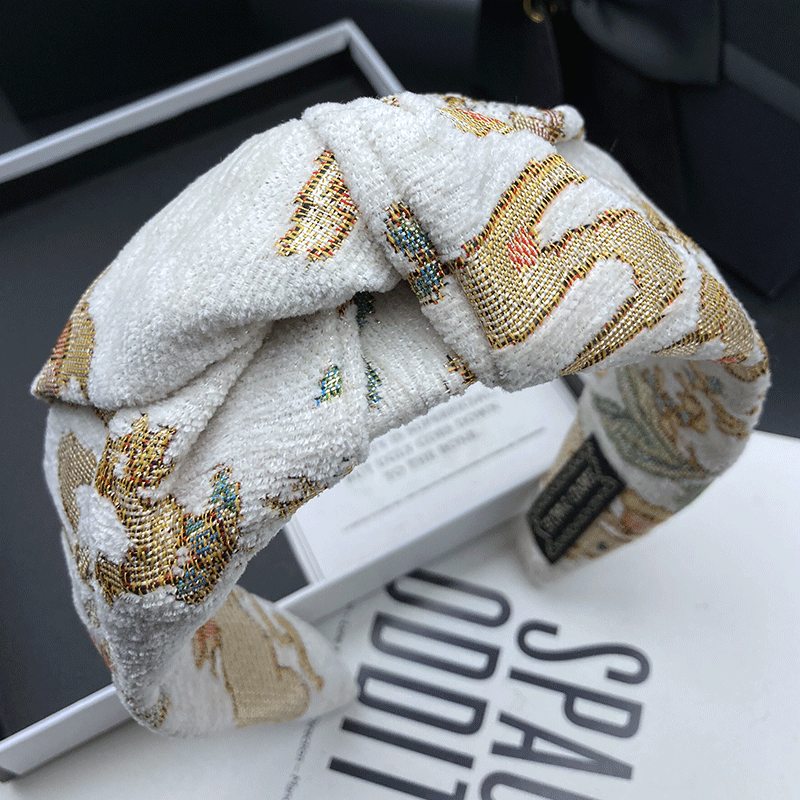 Serre-tête brodé tendance pour - Embroidery Ring avis et prix
