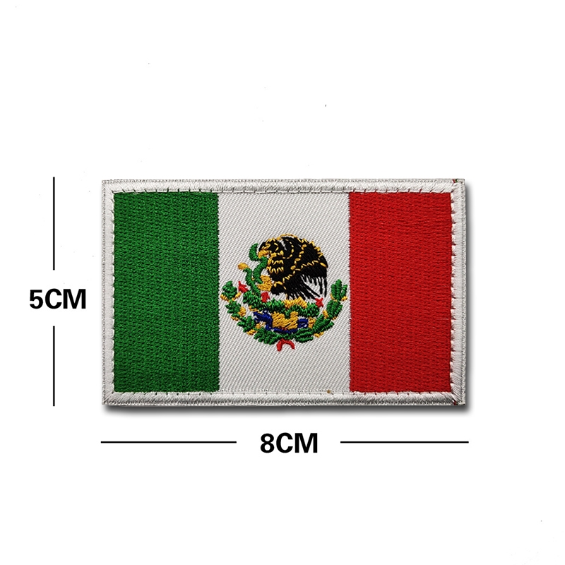Patch brodé drapeau du mexique - Embroidery Uk avis et prix