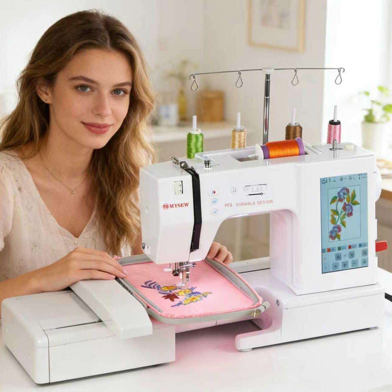 MYSEW M9 Machine à broder info - Embroidery Machine Computerized avis et prix