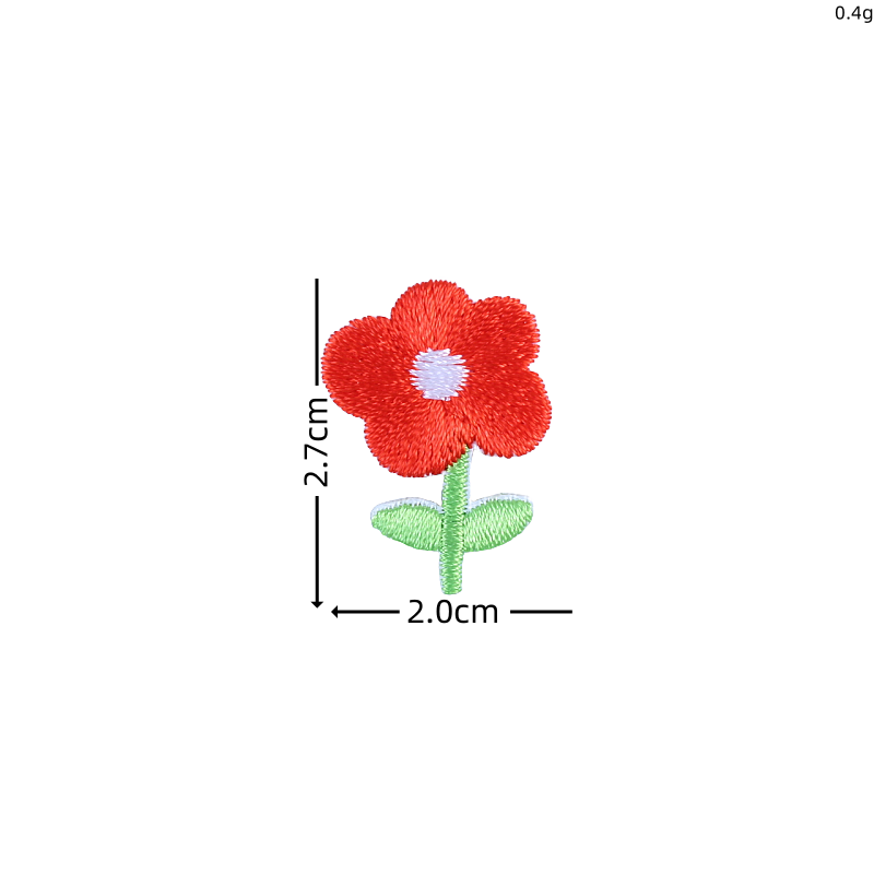 Mini patchs de fleurs de dessi - Embroidery On Socks avis et prix