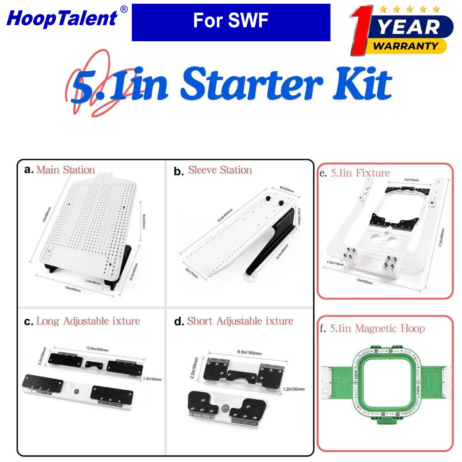 Kit de démarrage Hooping Stati - Embroidery Uk avis et prix