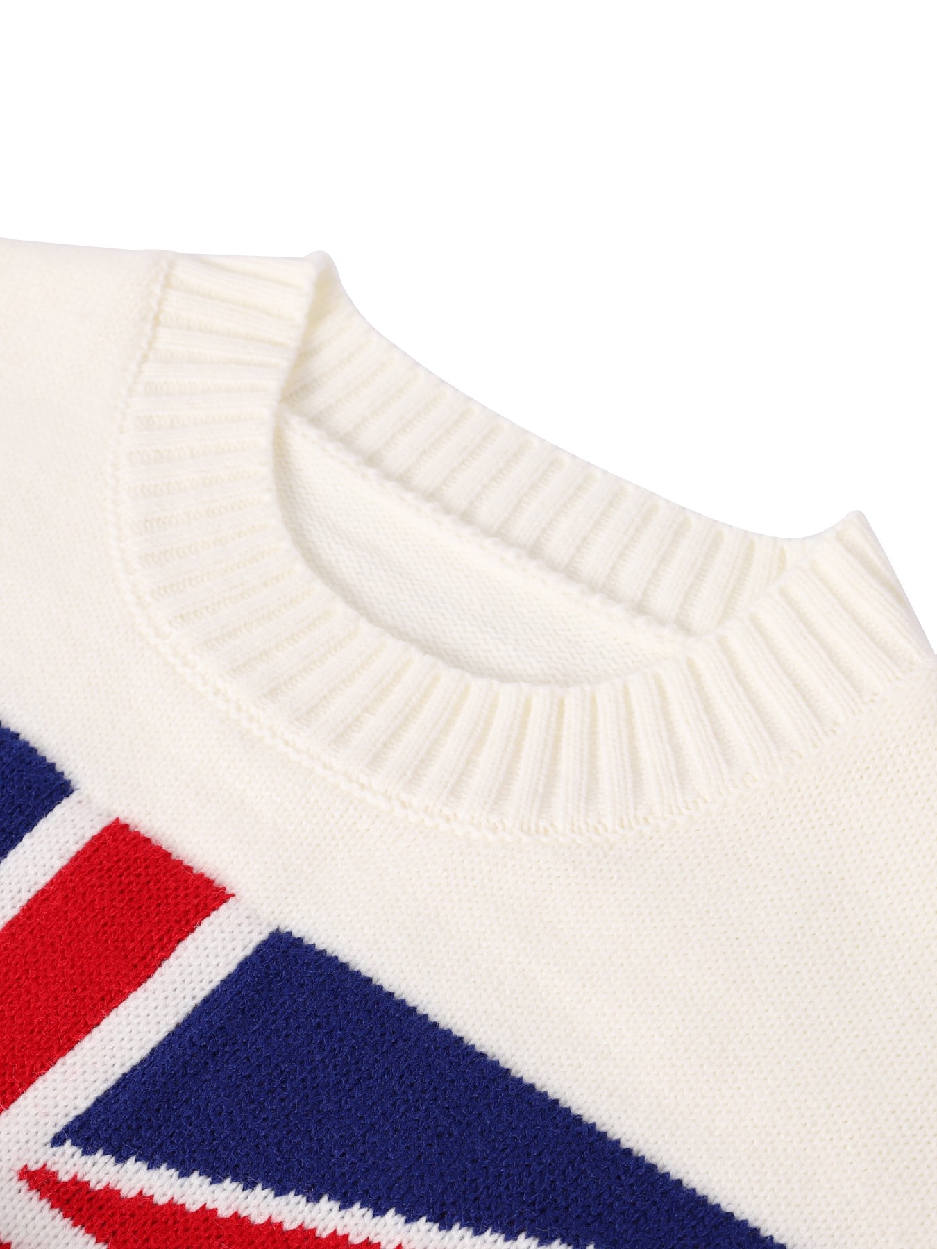 Pull en tricot blanc surdimens - Embroidery Uk avis et prix