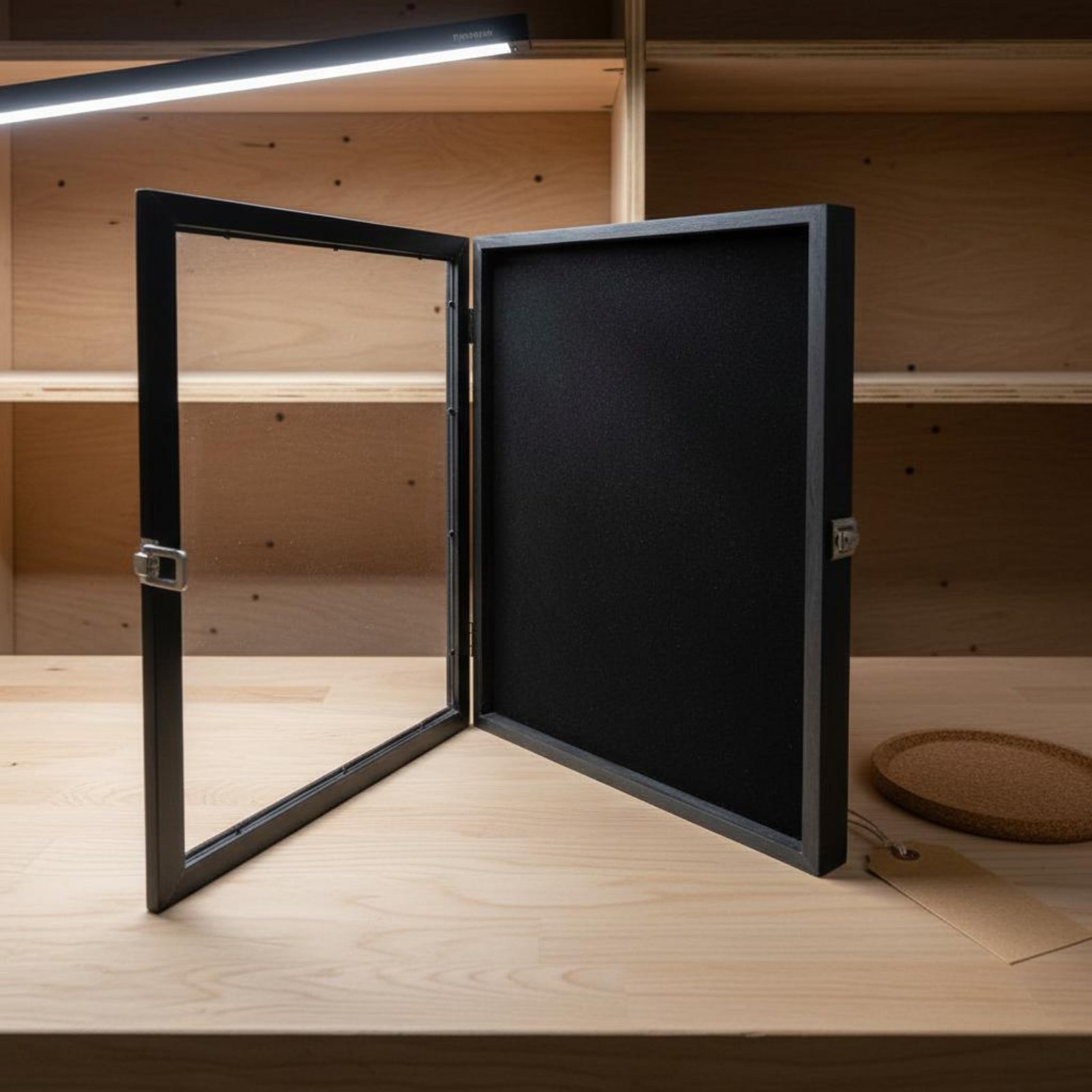 Cadre de présentation de badge - Frame Display Wood avis et prix