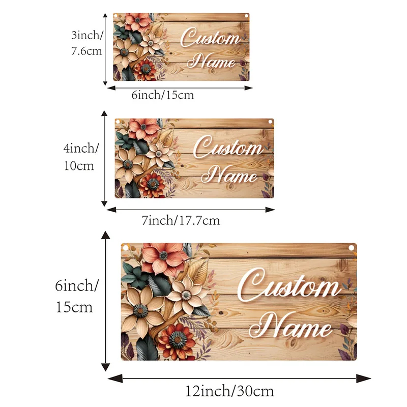 Panneau de porte personnalisé  - Embroidery Garden avis et prix